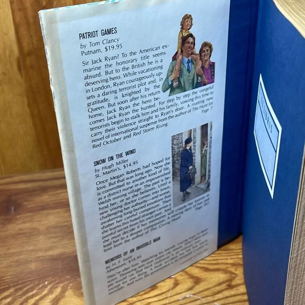 Reader's Digest Condensed Books‎ Volume 5 1987 Tom Clancy Patriot Games